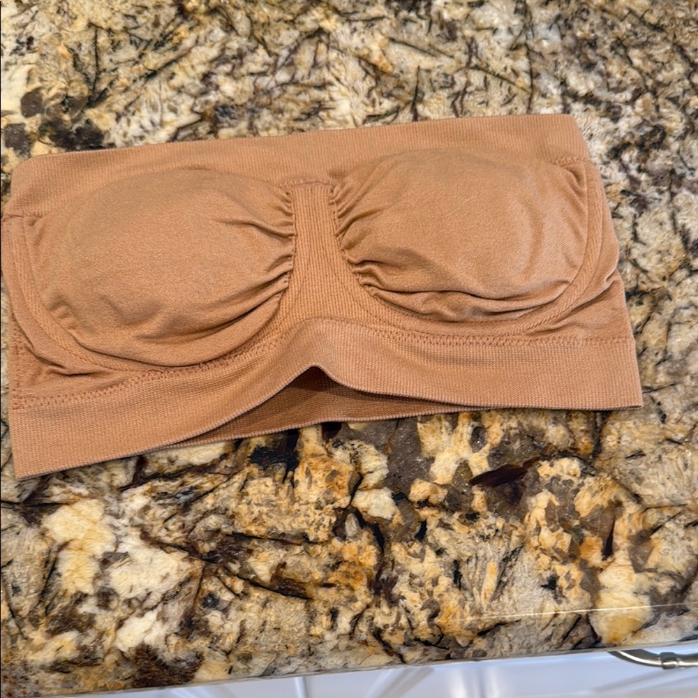 Breezies Tan Seamless Bandeau Intimates